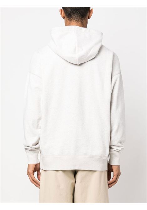 miley hoodie man white in cotton ISABEL MARANT | Sweatshirts | SW0027HA-A1M05H23EC